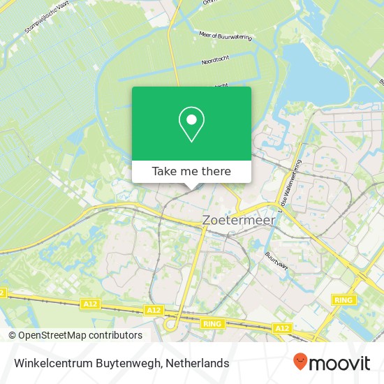 Winkelcentrum Buytenwegh kaart