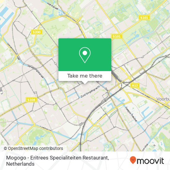 Mogogo - Eritrees Specialiteiten Restaurant kaart