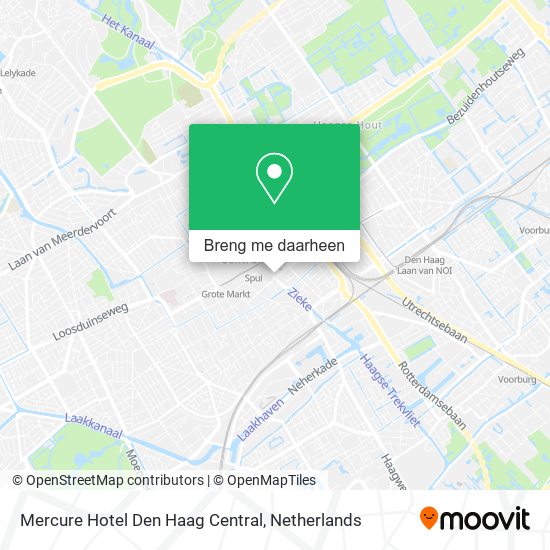 Mercure Hotel Den Haag Central kaart