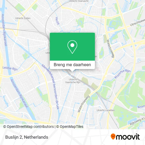 Buslijn 2 kaart