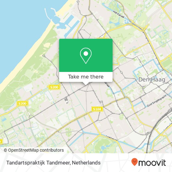 Tandartspraktijk Tandmeer kaart