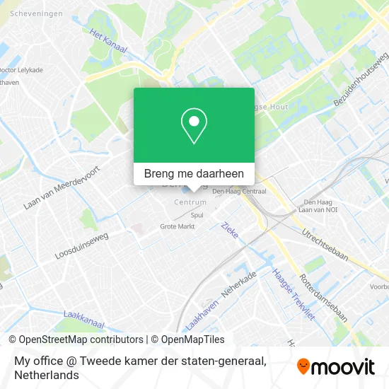 My office @ Tweede kamer der staten-generaal kaart