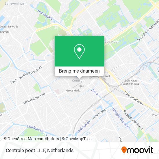 Centrale post LILF kaart