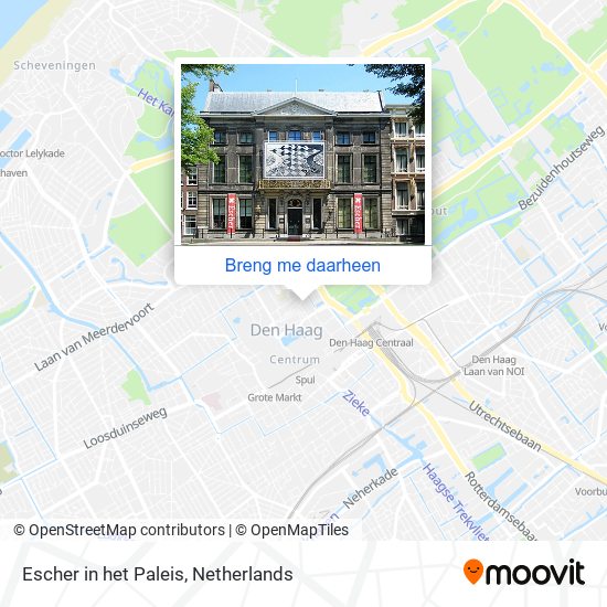 Escher in het Paleis kaart