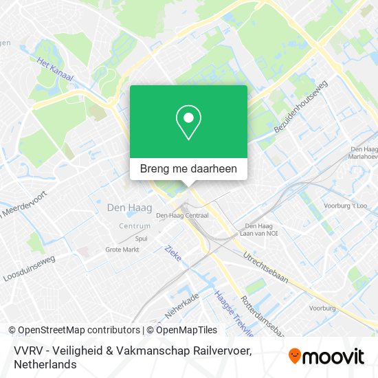 VVRV - Veiligheid & Vakmanschap Railvervoer kaart