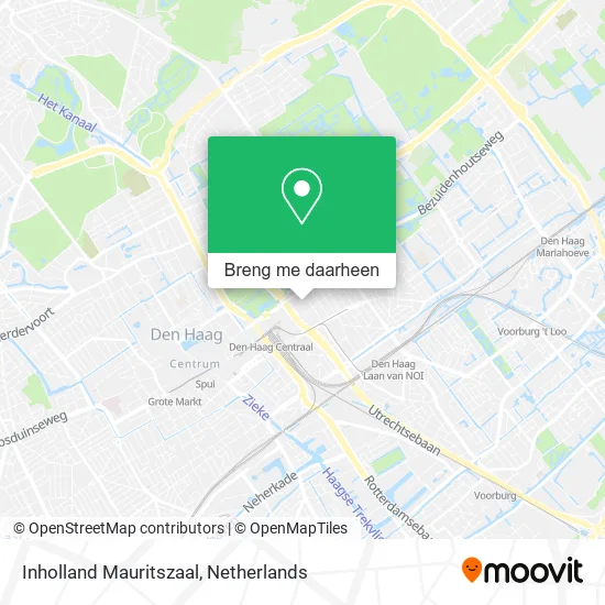 Inholland Mauritszaal kaart