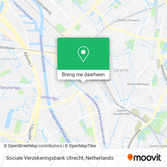 Sociale Verzekeringsbank Utrecht kaart
