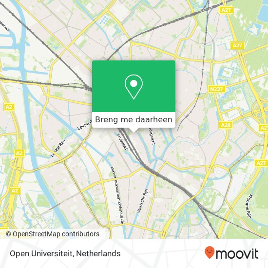 Open Universiteit kaart