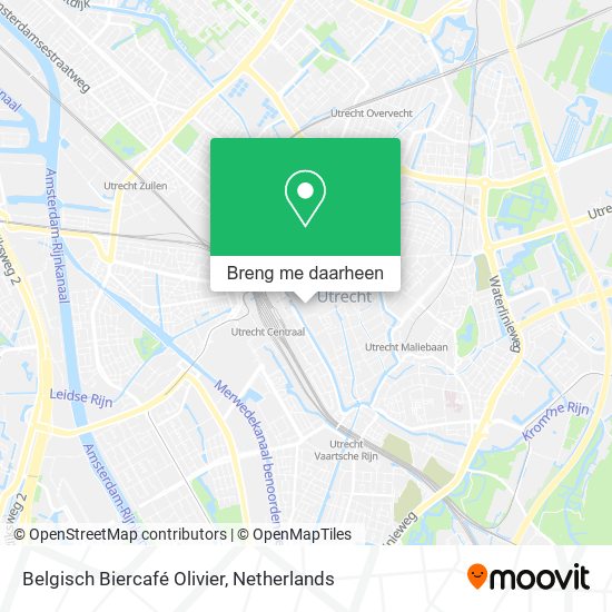 Belgisch Biercafé Olivier kaart