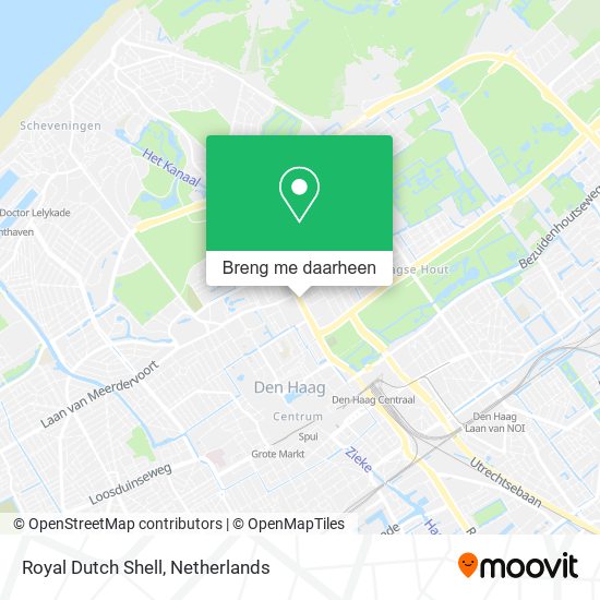 Royal Dutch Shell kaart