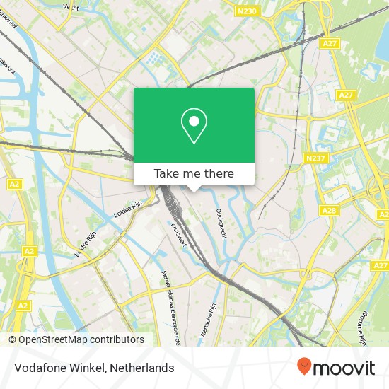 Vodafone Winkel kaart