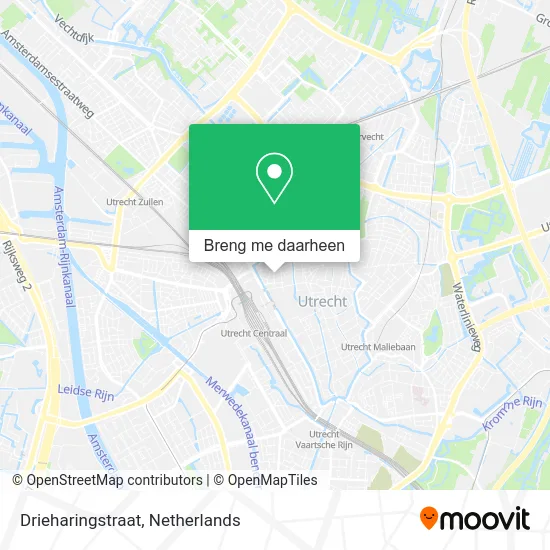 Drieharingstraat kaart