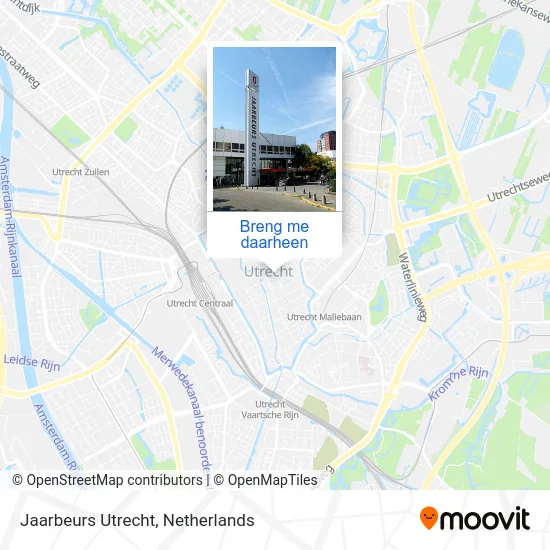 Jaarbeurs Utrecht kaart