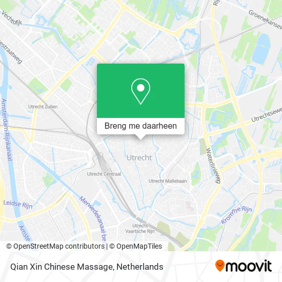 Qian Xin Chinese Massage kaart