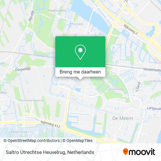 Saltro Utrechtse Heuvelrug kaart