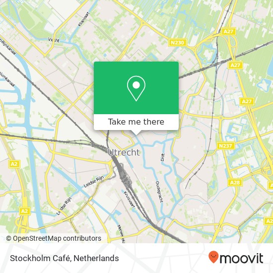 Stockholm Café kaart