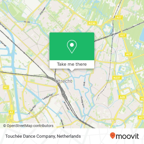 Touchée Dance Company kaart