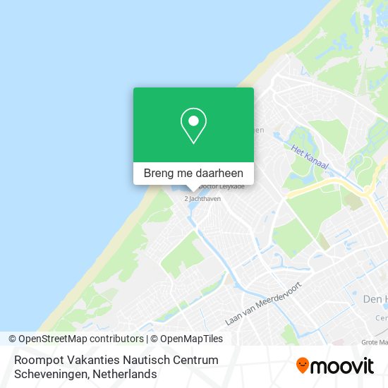 Roompot Vakanties Nautisch Centrum Scheveningen kaart