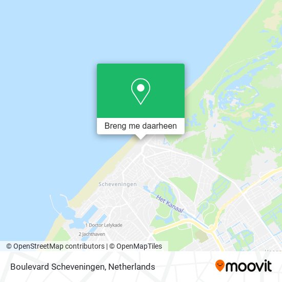 Boulevard Scheveningen kaart