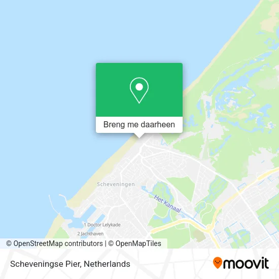 Scheveningse Pier kaart