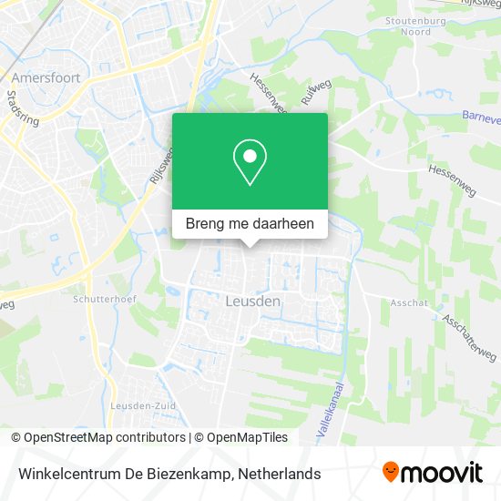 Winkelcentrum De Biezenkamp kaart