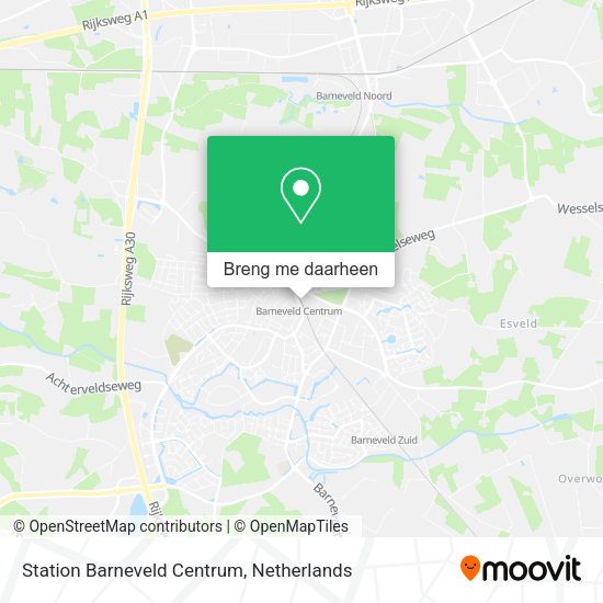 Station Barneveld Centrum kaart