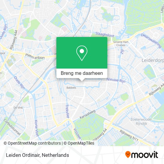 Leiden Ordinair kaart