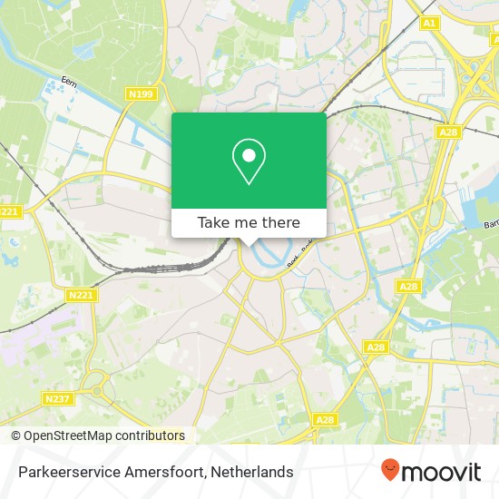 Parkeerservice Amersfoort kaart