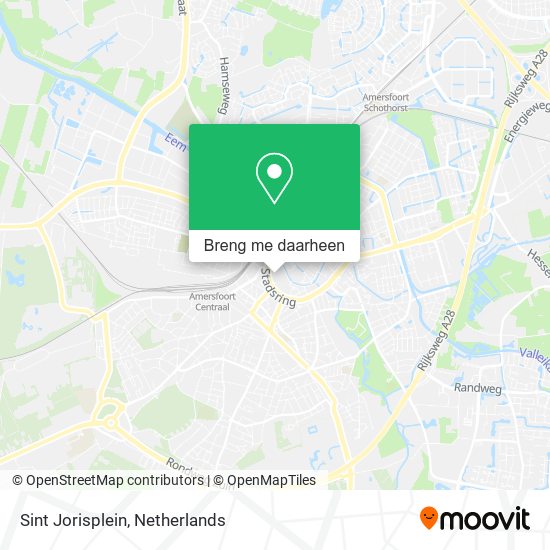 Sint Jorisplein kaart