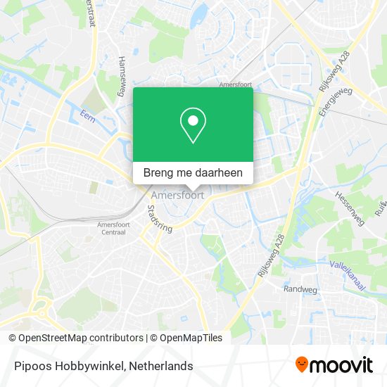 Pipoos Hobbywinkel kaart