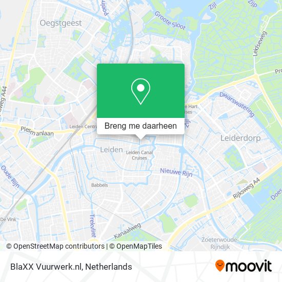 BlaXX Vuurwerk.nl kaart