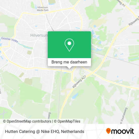 Hutten Catering @ Nike EHQ kaart