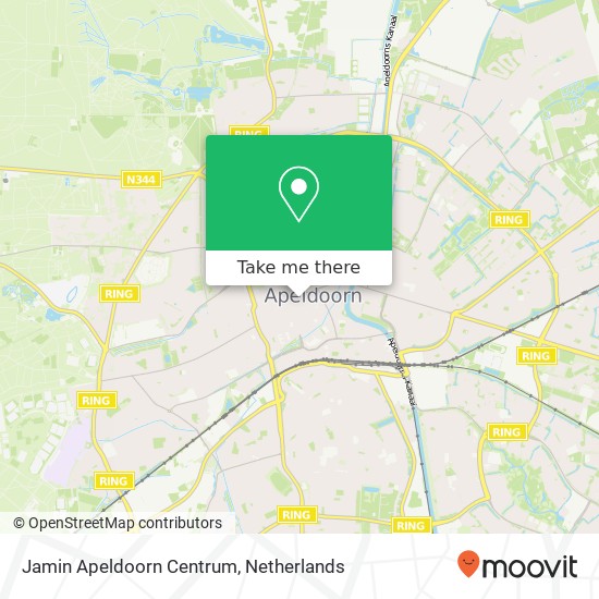 Jamin Apeldoorn Centrum kaart
