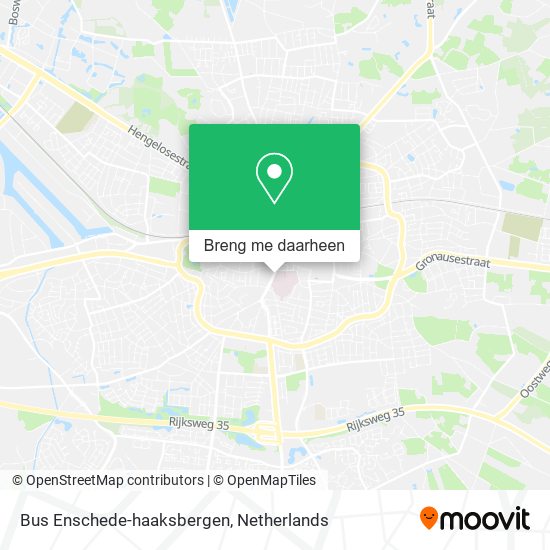 Bus Enschede-haaksbergen kaart