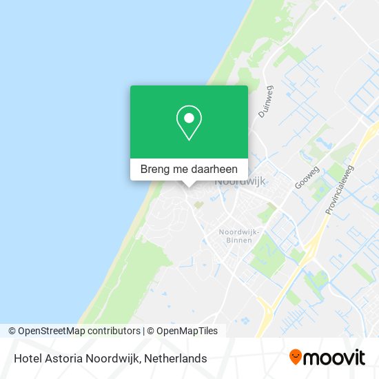 Hotel Astoria Noordwijk kaart