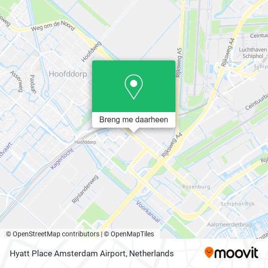 Hyatt Place Amsterdam Airport kaart