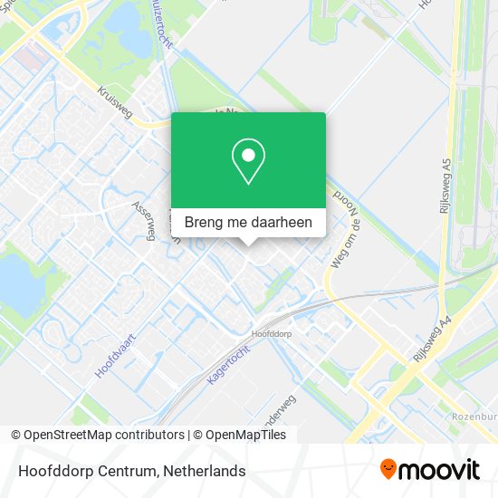 Hoofddorp Centrum kaart