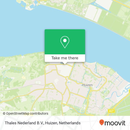 Thales Nederland B.V., Huizen kaart