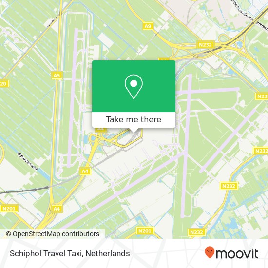Schiphol Travel Taxi kaart