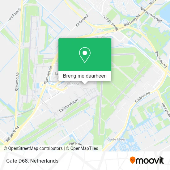 Gate D68 kaart