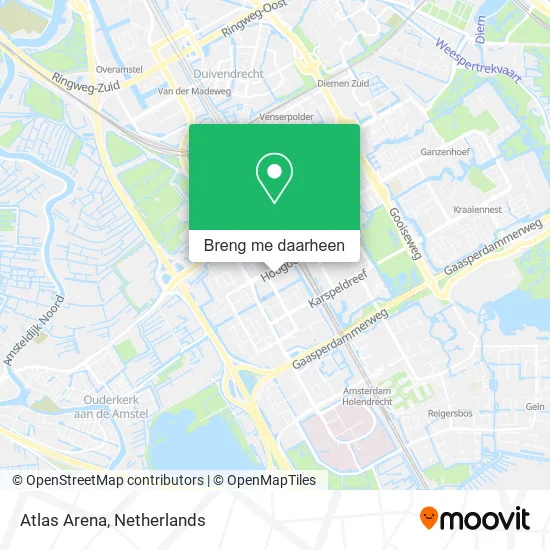 Atlas Arena kaart