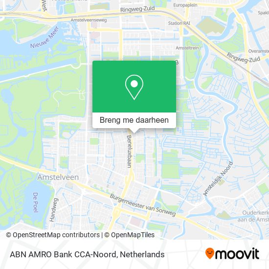 ABN AMRO Bank CCA-Noord kaart