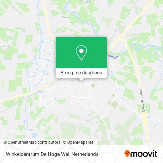 Winkelcentrum De Hoge Wal kaart