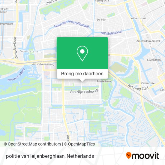 politie van leijenberghlaan kaart