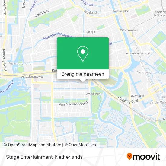 Stage Entertainment kaart