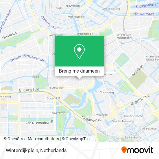 Winterdijkplein kaart