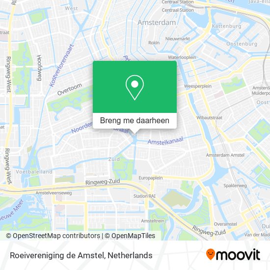 Roeivereniging de Amstel kaart