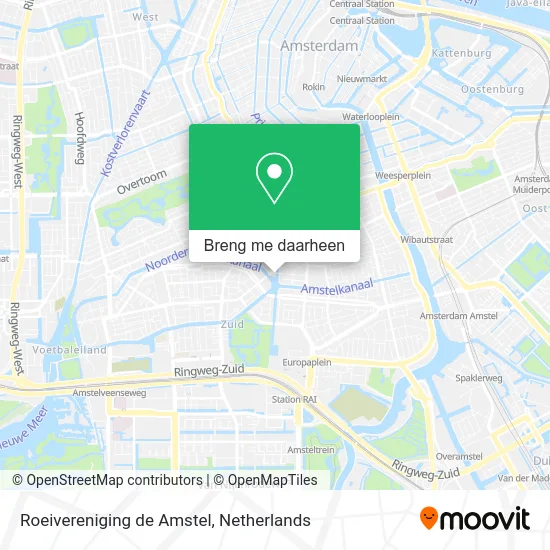 Roeivereniging de Amstel kaart