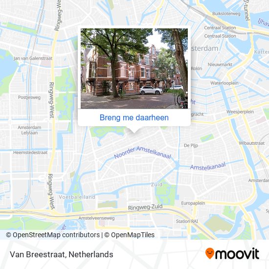 Van Breestraat kaart