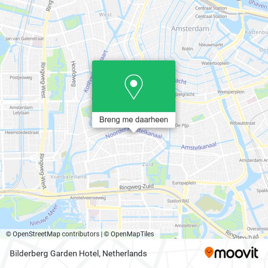 Bilderberg Garden Hotel kaart